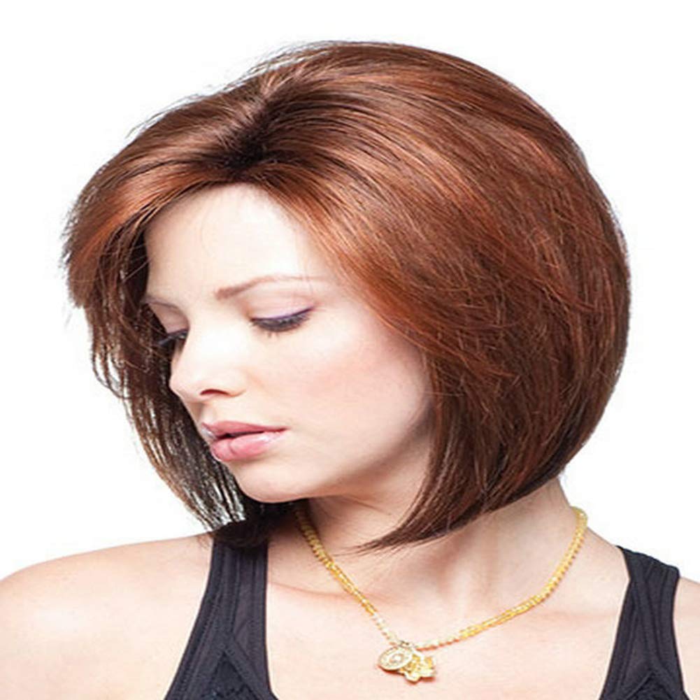 Sharebeauty Chic Straight Long Side Part Bob Wig for Women Daily Party Use Brown