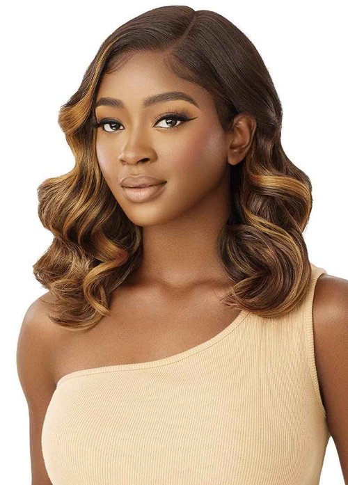 Outre Lace Front Wig - Melted Hairline – PASCALE (OFF BLACK 1B)