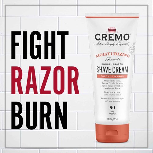 Cremo Coconut Mango Moisturizing Shave Cream, Astonishingly Superior Ultra-Slick Shaving Cream & Vanilla Orchid Moisturizing Shave Cream, Astonishingly Superior Ultra-Slick Shaving Cream