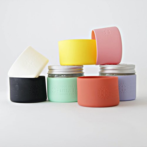 Little Seed Farm All Natural Deodorant Cream, Aluminum Free Deodorant for Women or Men, 2.4 Ounce - Cedar Vanilla + Terracotta Red Jar Sleeves