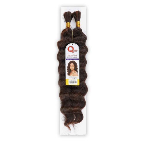 QUE LOOSE DEEP BULK 18" - MilkyWay Que Human Hair MasterMix Weave Extensions #4/27