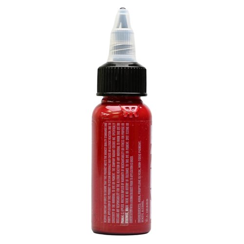 Radiant Colors Dark Red Tattoo Ink 1oz Bold Pigment Professional Quality Smooth Flow Long Lasting Formula
