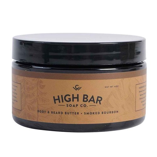 COLE WHEELER Beard Butter for Men – Smoked Bourbon Scent – 4oz Natural Beard Conditioner & Softener for Grooming, Hydration, and Styling