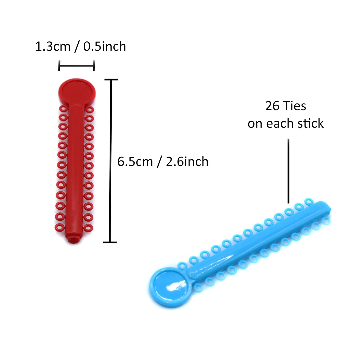 1040 O-Rings - Orthodontic Elastomeric Ligature Ties for Braces. Elastic O-Ring Rubber Bands for Orthodontic Brackets. (Lilac)