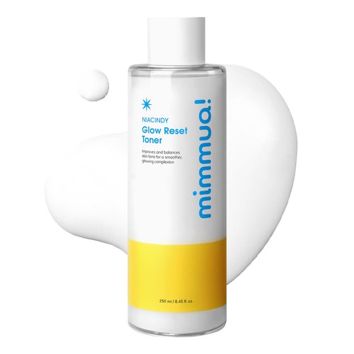 mimmua! Glow Reset Toner | Korean Clinic Skincare - Thioctic Acid & Niacinamide 5% | Gentle Exfoliation w/Pumpkin Extract | Fades Dark Spots & Acne Scars | Deep Hydration | 250ml /8.45 Fl Oz