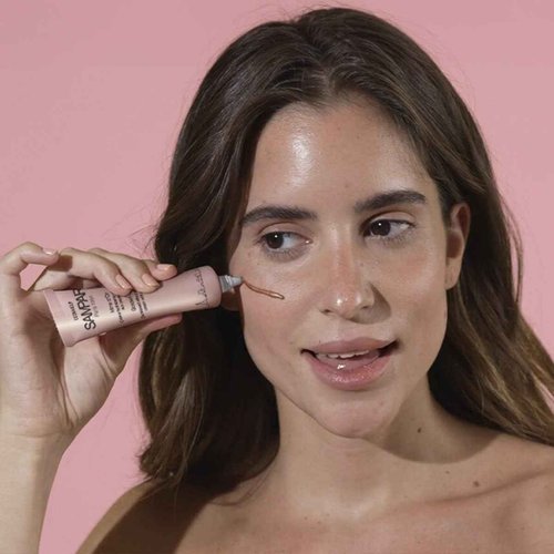 SAMPAR Golden Glow - Illuminating Face Moisturizer with Vitamin C & Antioxidants - Enhances Skin Radiance, Reduces Fine Lines & Boosts Glow - For All Skin Types - Cruelty-Free, 1 oz