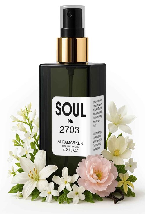 ALFAMARKER SOUL № 2703 Alluring Woman – Perfume for Women | Long Lasting Eau de Parfum Spray 4.0 Fl Oz / 120ml | Boutique-Inspired Oriental Floral Women’s Fragrance