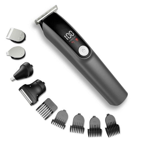 Beard Trimmer for Men 5 in 1 Electric Razor for Nose, Body, Face and Mustache Grooming Kit Cordless Hair Clipper Trimmer with Smart Charge Technology