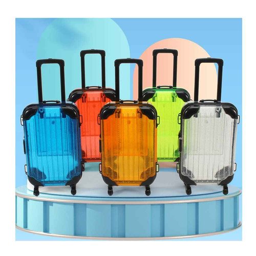 HBZGTLAD 10pcs false eyelashes packaging box pink luggage lashes suitcase mink lashes packing fluffy and curly case empty (B-mixed color)
