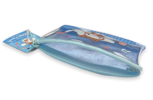 Sanrio Cinnamoroll Accessories Cosmetic Flat vinyl Mini pouch Zipper Case Bag 4.7 in (W) × 3.0 in (H)