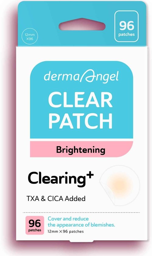 DERMA ANGEL Dark Spot Patches Blemish Patches with Hydrocolloid, TXA & CICA for Active Acne & Post-Inflammatory Dark Spots - Day and Night Use - UPGRADED (Post Acne - 96 Count - 1 Size)
