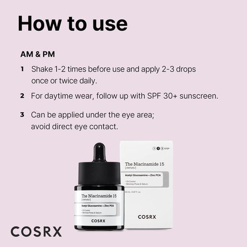 COSRX Morning Skin Care Routine- Daily Essential Galactomyces Balancing Essence & Niacinamide 15% Serum to Improve Rough Skin and Minimize Pores, Korean Skin Care