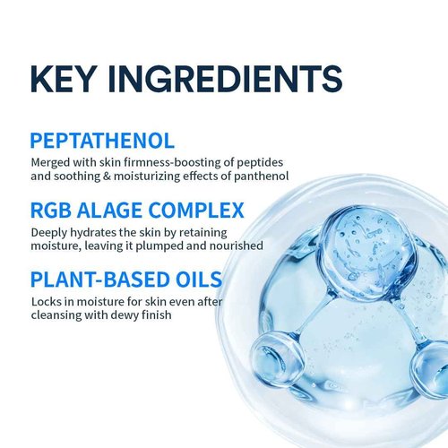 ANOTHERFACE PEPTATHENOL™ Aqua Balance Cleansing Oil, Korean Skin Care, Black Head & Waterproof Makeup Removal, Deep Cleansing, Quick Melting, Non-irritation for Sensitive Skin, Vegan, 10.14 Fl. Oz