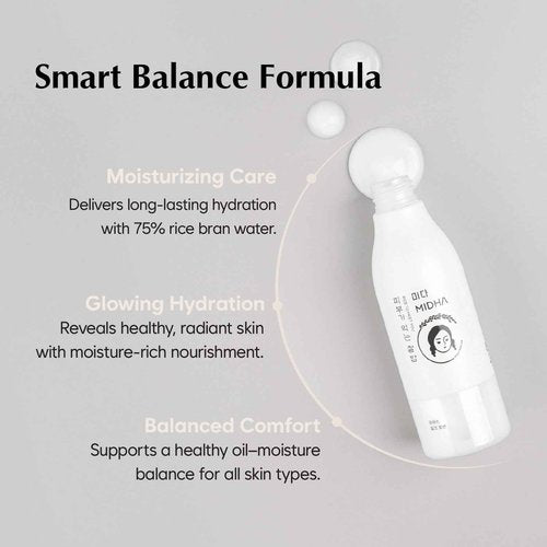 MIDHA RICE MILK LOTION, 6.76fl.oz/200ml, Deep Hydration, Soothing Care, Lightweight Nourishment – Smooth Skin Texture, Radiant Finish, Glowing Complexion