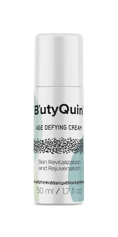 B’utyQuin Anti Aging Premium Face Cream | Face Moisturizer For Aging Skin Powered By Full Spectrum, Cold Pressed Black Seed Oil, Jojoba Oil & Shea Butter | Anti Aging Moisturizer For Face, 1.7 fl oz