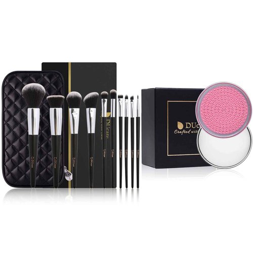 DUcare Makeup Brushes with Makeup Brush Solid Soap Cleanser