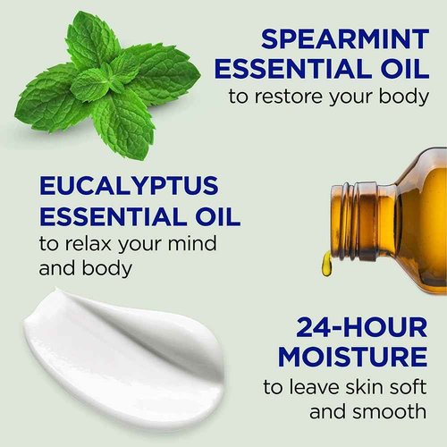 Dr Teal's DCP Products Body Lotion Moisture Rejuvenating Eucalyptus & Spearmint, 16 fl oz Pack of 4 (Yes)