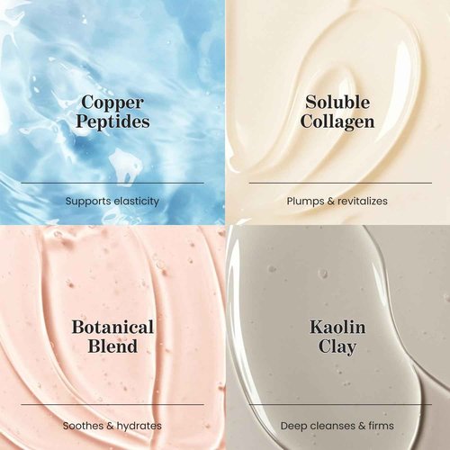 V Line Lifting Mask with Rose Gold - Copper Peptides Jawline Shaper with Collagen and Botanical Blend - Double Chin & Neck Tightening Mask for Face - 7 Pack