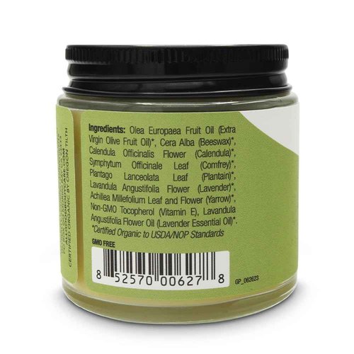 All Good Goop Organic Skin Care Recovery Balm - All Purpose Ointment w/Calendula, Lavender, Beeswax - Chafing Cream, Dry Skin Salve, Cracking Lip Moisturizer - Soothes, Hydrates & Calms - 4oz