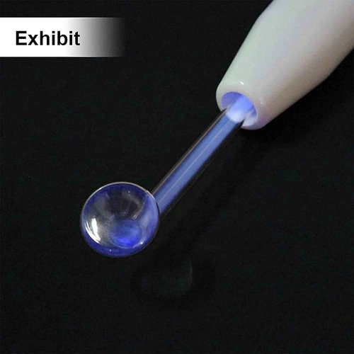 Elitzia Electrode Wand Glass Tube Blue Handheld Spare Parts 4Pcs ETHB02