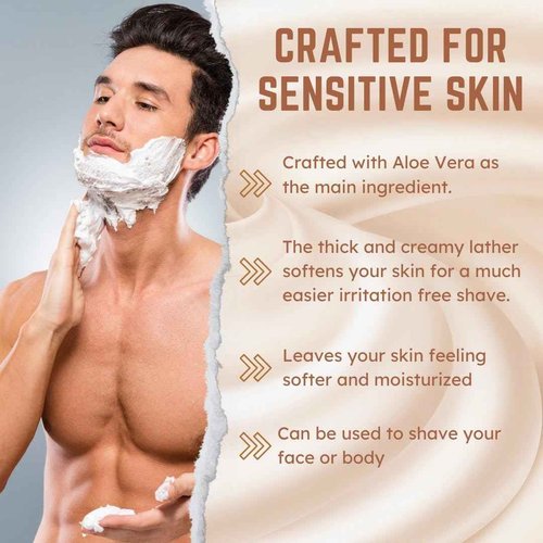GENTS Men’s Shaving Kit - 5 Blade Fusion Compatible Razor with Faux Ivory Handle, Sandalwood Shave Cream, Leather Case & Refill Cartridge - Premium Gift Set for Men