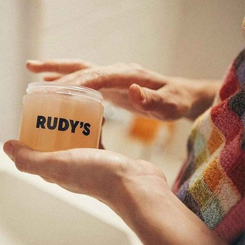 RUDY's Shine Pomade - Frizz Control with Medium Hold, Non-Greasy - Paraben Free - for Curly or Textured Hair (4.8 oz)