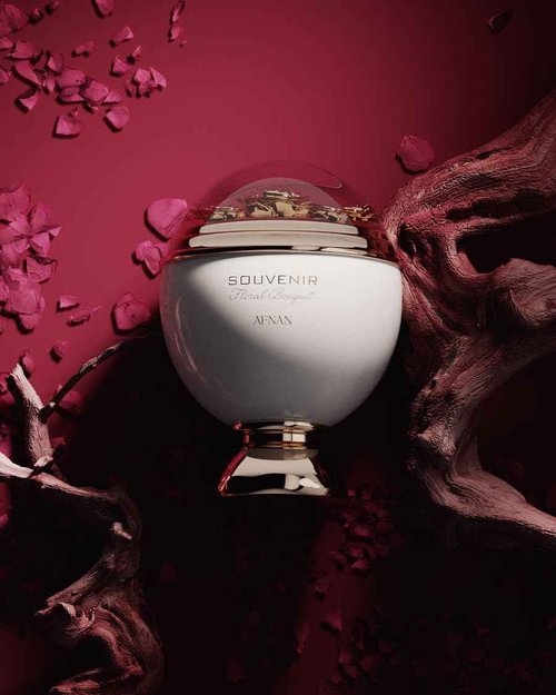 Afnan Souvenir Floral Bouquet for Women Eau de Parfum Spray, 3.4 Ounce