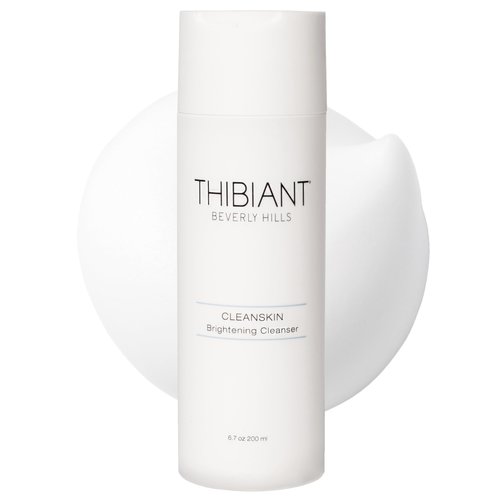 Thibiant Beverly Hills CleanSkin Brightening Facial Cleanser Exfoliating Face Wash with Hyaluronic Acid that Help Removes Dirt, Oil and Make-up, Fragrance-free, Paraben Free, 6.7 Oz