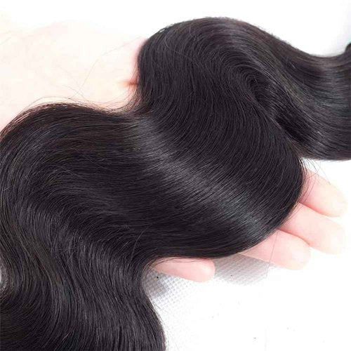 10A Human Hair Bundles 14 14 14 Inch Body Wave Bundles Human Hair Unprocessed Brazilian Virgin Hair 3 Bundles Hair Weave Body Wave Bundles Human Hair Extensions Natural Color