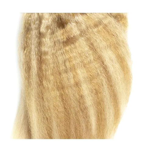 22 24 26 inch 613 Bundles Human Hair #613 Kinky Straight Bundle P613/27 Yaki Human Hair 3 Bundles 2 Tone Blonde Yaki Bundle