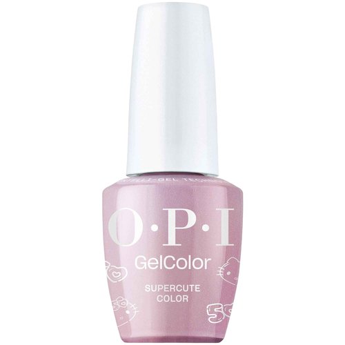 OPI GelColor Supercute Color | Sheer Soft Purple Shimmer UV Cure Gel Nail Polish | Hello Kitty Limited Edition Collection