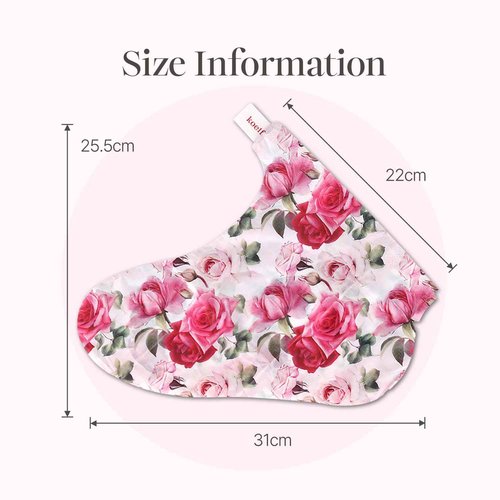 koelf PETITFEE Rose Petal Satin Foot & Hand Mask10pairs (5ea/5ea) - Intensive Nourishing Socks & Gloves Mask, Skily, Smooth Hand, Foot, Repairing Masks