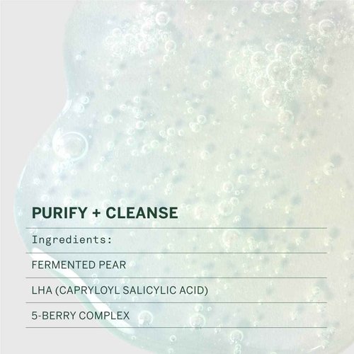 FACETORY Urban Calm Hydrating Face Wash for Women, Gentle Gel Facial Cleanser with Fermented Pear & LHA, Sensitive Skin Face Wash & Daily Makeup Remover for Oily, Dry & Combination Skin - 4 Fl Oz