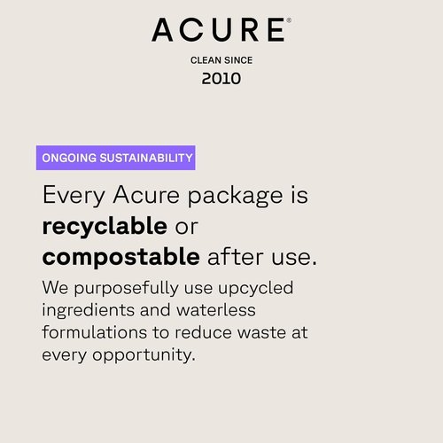 Acure Resurfacing 1% Glycolic Acid & Unicorn Root Cleanser - Exfoliating Face Wash, Glycolic Acid Cleanser for Face, Brightening Anti Aging Cream to Foam, Sulfate Free, Vegan - 4 fl oz (2 Pack)