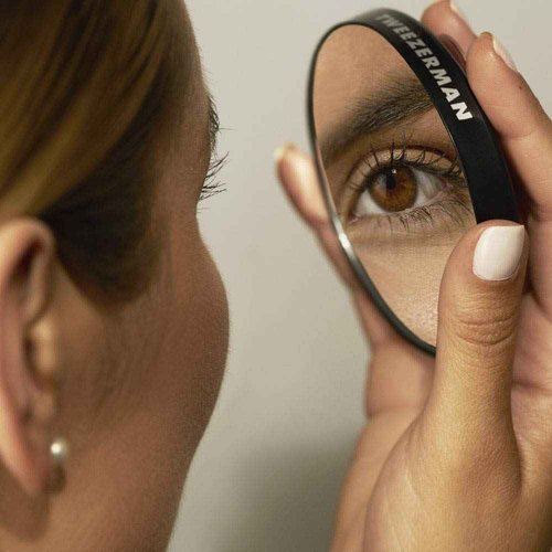 Tweezerman Professional 12X Magnifying Mirror Attaches To Any Smooth Surface
