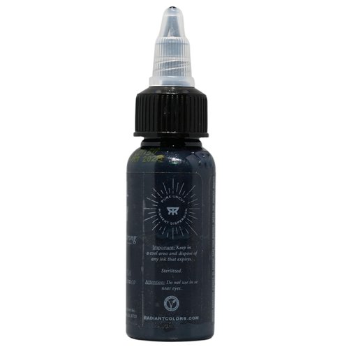 Radiant Colors - Tattoo Ink Cool Grey Color Tattooing and Shading Real Human Skin 1oz Bottle