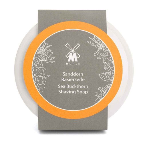 MÜHLE SHAVE CARE Porcelain Dish incl. Sea Buckthorn Shaving Soap 65g