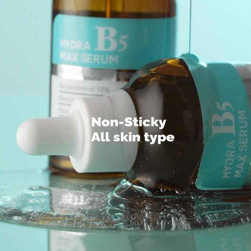 PRETTYSKIN Vitamin B5 Serum with Niacinamide10%, Hyaluronic Acid 10% for Hydrating, Smooth skin texture/All skin type 1.69fl oz