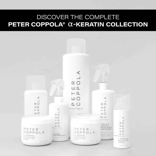 PETER COPPOLA a-keratin Smoothing Conditioner - Detangles, Nourishes, Eliminates Frizz, Smooths And Restores Shine - Infused With Argan Oil, Jojoba, Coconut Oil And Grape Seed Oil (24 oz)