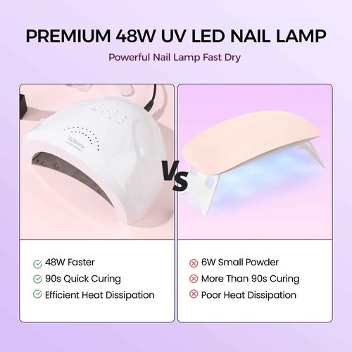 VANSISOS Poly Nail Gel Starter Kit：Poly Nail Gel Kit with Lamp 6 Colors Professional Kit with Base Top Coat Nude Clear Complete Kit for Beginners Nail Solutions DIY at Home