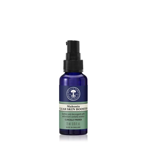 Neal's Yard Mahonia Booster with Antioxidant Centella Asiatic for Oily, Acne Prone Skin, Unclogs Pores, Balances & Purifies Face, Cruelty Free, 25mL