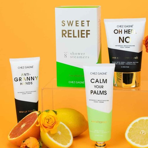 Chez Gagné Intensely Moisturizing Vegan Hand Cream (3.4oz) Jojoba Oil Cocoa Butter- Non-Greasy, Fast-Absorbing, Made In US - Anti-Granny Hands (3.4oz, Orange Vanilla)