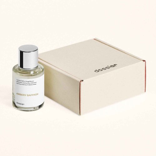 Dossier - Ambery Saffron 1.7 Fl Oz (50ml) - Eau de Parfum - Inspired by B.accarat R.ouge 540 - Vegan, Unisex Perfume Spray