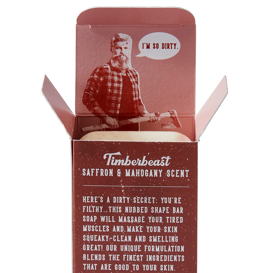 San Francisco Soap Company Filthy Man Scented Bar Soap (Timberbeast Saffron and Mahogany)