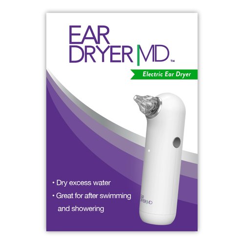 eosera® Ear Dryer MD® - Rechargeable Electric Ear Dryer with Compact Design and Various Size Tips | Perfect for Post-Shower or Swim Use