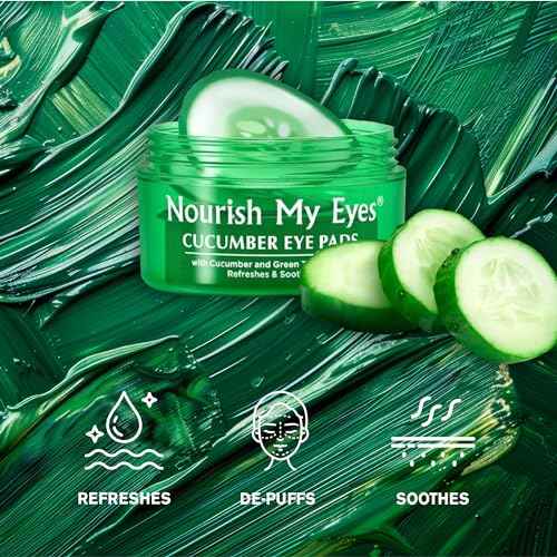 Fran Wilson Nourish My Eyes Cucumber Eye Pads 36 ea (Pack of 12)
