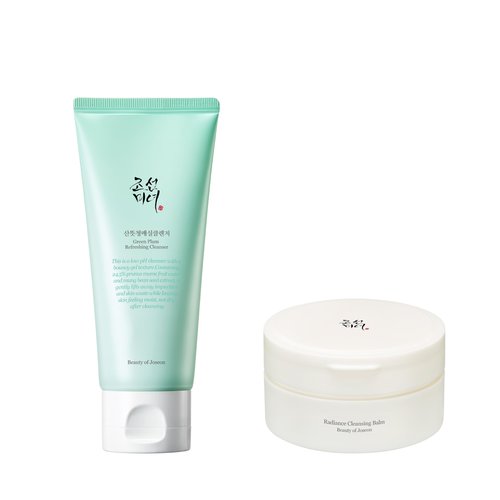 Beauty of Joseon Green Plum Refreshing Cleanser Gel with Radiance Cleansing Balm