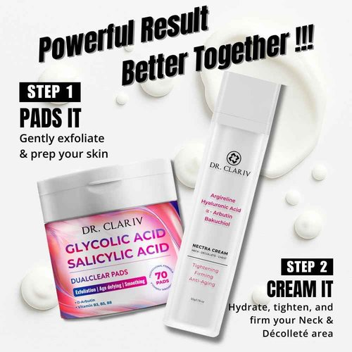 Neck Tightening Cream with Argireline AH-8, Bakuchiol, Hyaluronic Acid & Alpha Arbutin – Firming Moisturizer for Face, Neck & Décolleté – Anti-Wrinkle Cream for Women & Men – 1.76 Oz