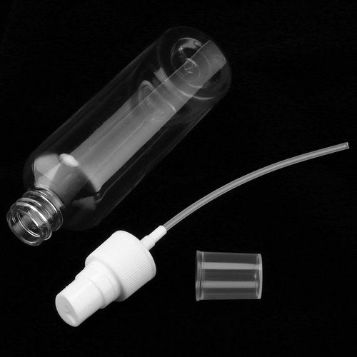 SINJEUN 30 Pack Clear Plastic Spray Bottles with Caps, 4 oz Spray Bottles Mist Sprayer, Refillable Empty Fine Mist Spray Bottle Mini Travel Size Spray Bottles, Leak Proof and BPA-Free