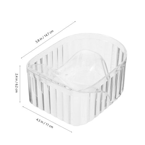 FRCOLOR 5 Pcs Nail Soaking Bowls for Manicure Gel Polish Remover Hand Soak Bowls Nail Art Dishes for Professional Salon and Home Use